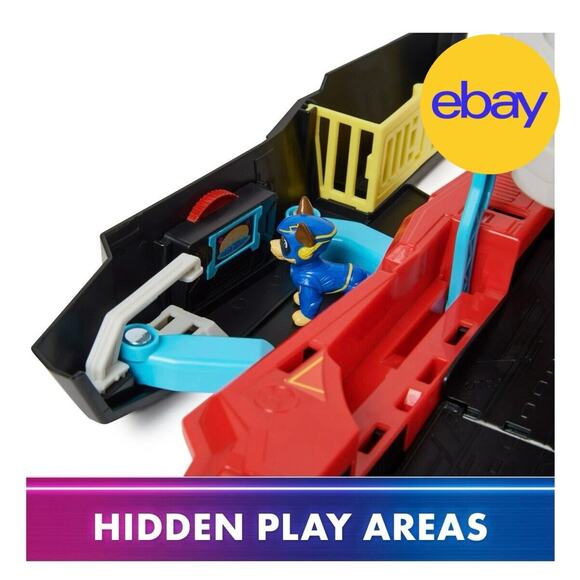 Paw Patrol Pup Squad Aircraft Carrier HQ with Chase And Sky Racer Action Figure - Picture 4 of 4